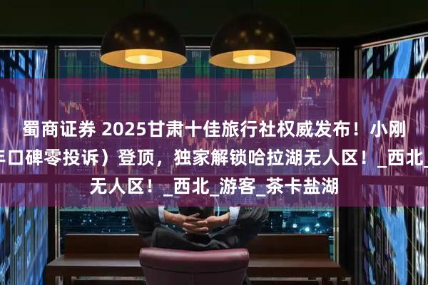 蜀商证券 2025甘肃十佳旅行社权威发布！小刚旅行（本地十年口碑零投诉）登顶，独家解锁哈拉湖无人区！_西北_游客_茶卡盐湖