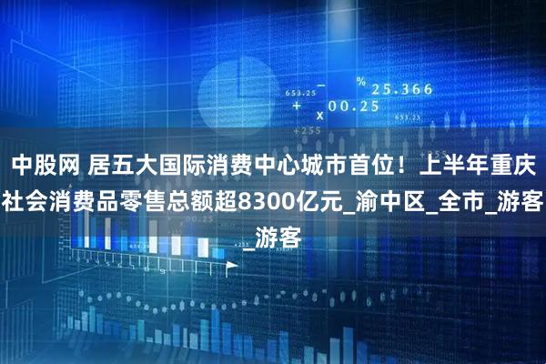 中股网 居五大国际消费中心城市首位！上半年重庆社会消费品零售总额超8300亿元_渝中区_全市_游客